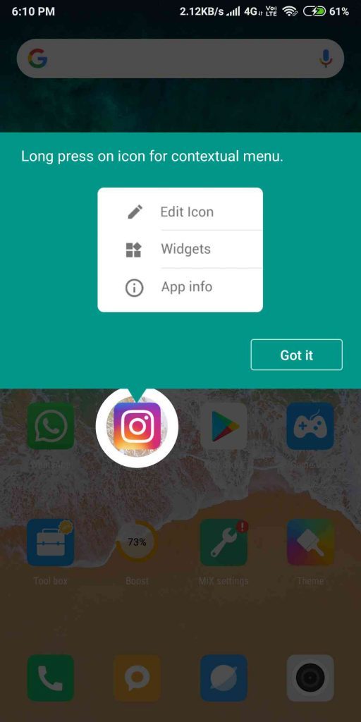 MiX Launcher has some special features like memory boost on the home screen and this memor MiX Launcher Apk Download For Android Phones