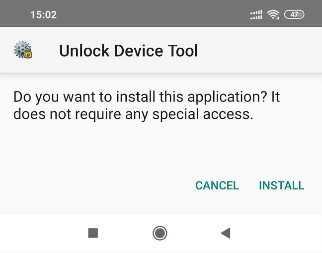Install Bootloader Unlock APK on ROG Phone 2
