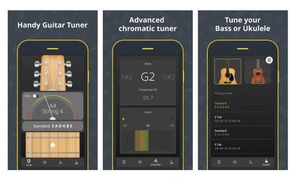 Chromatic tuner app