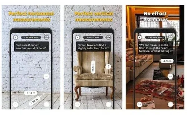 Measure tool AR Ruler app
