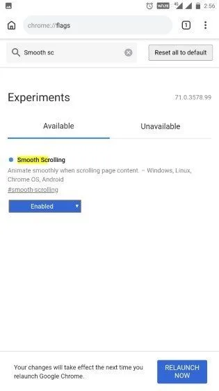 Smooth Scrolling flag