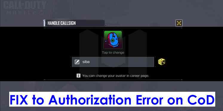 How to FIX Authorization Error in Call of Duty Mobile APK Android Game