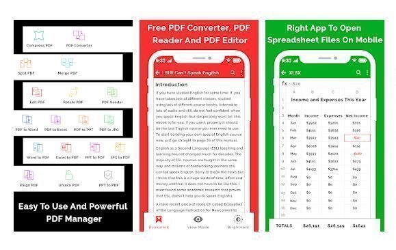 Fast PDF Converter and Reader