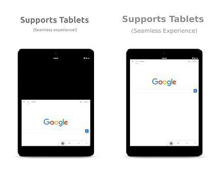 OH Browser on Tablets