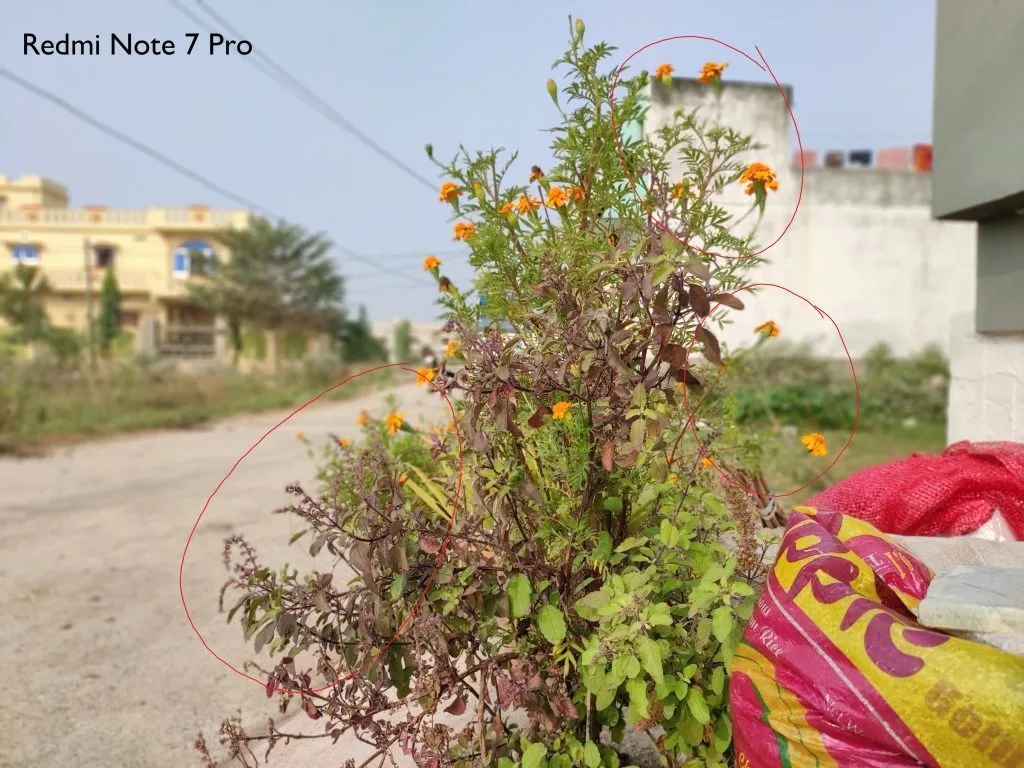 Edge detection on Redmi Note 7 Pro portrait mode
