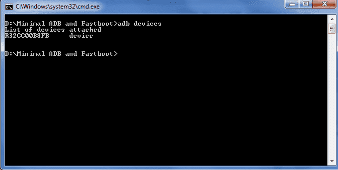 Minimal ADB Fastboot on Windows command line