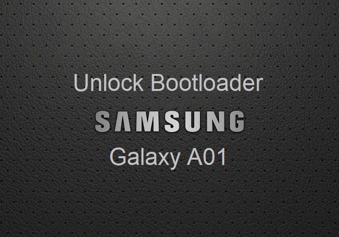 unlock bootloader Galaxy A01