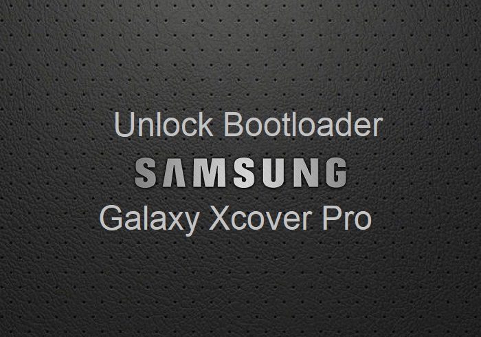 unlock bootloader Galaxy Xcover Pro