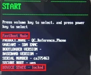 Realme fastboot mode