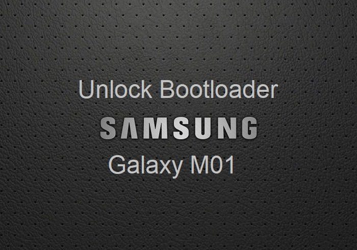 unlock bootloader Galaxy M01