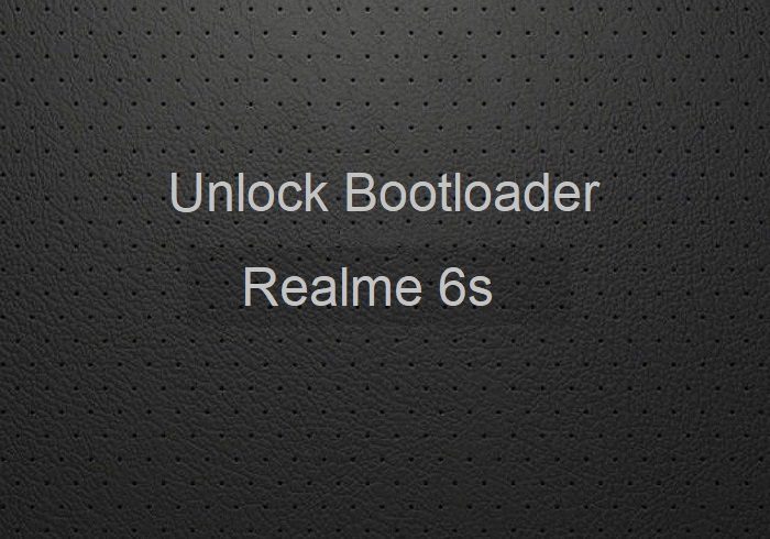 unlock bootloader Realme 6s