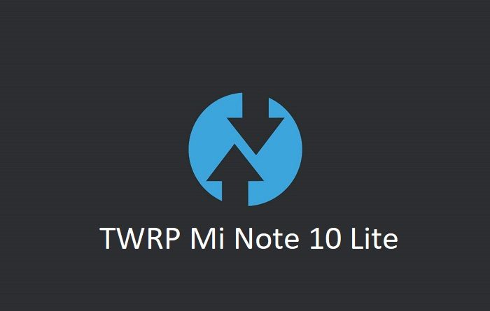 TWRP Mi Note 10 lite