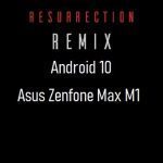 rr rom android 10 Asus Zenfone Max M1
