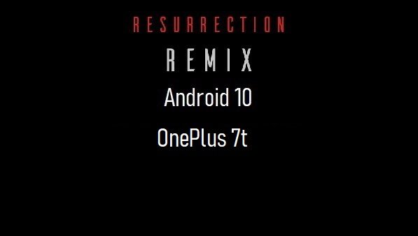rr rom android 10 OnePlus 7t
