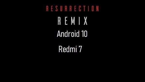 rr rom android 10 Redmi 7