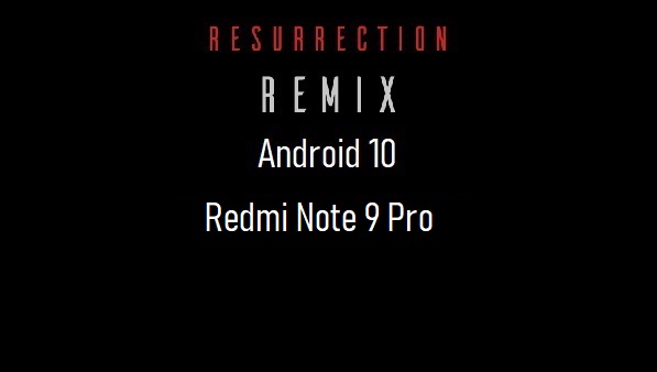 rr rom android 10 Redmi Note 9 Pro