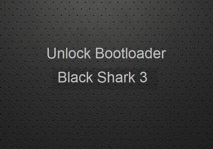 unlock bootloader black shark 3