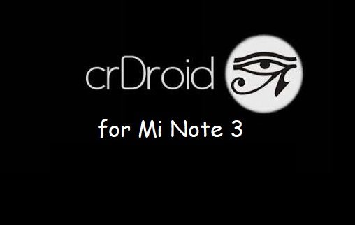 crdroid Mi Note 3 android 11