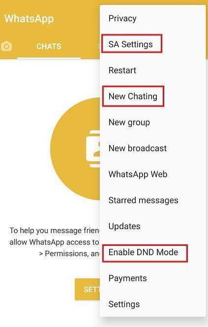 Added features on SAWhatsApp APK
