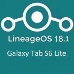 LineageOS 18.1 Galaxy Tab S6 Lite