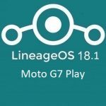LineageOS 18.1 Moto G7 Play