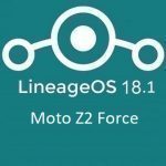 LineageOS 18.1 Moto Z2 Force