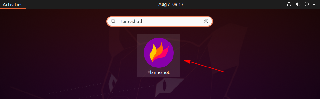 launch flameshot