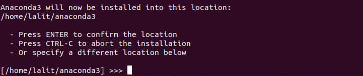 confirm installation location