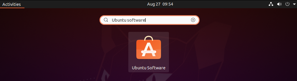 Search Ubuntu Software