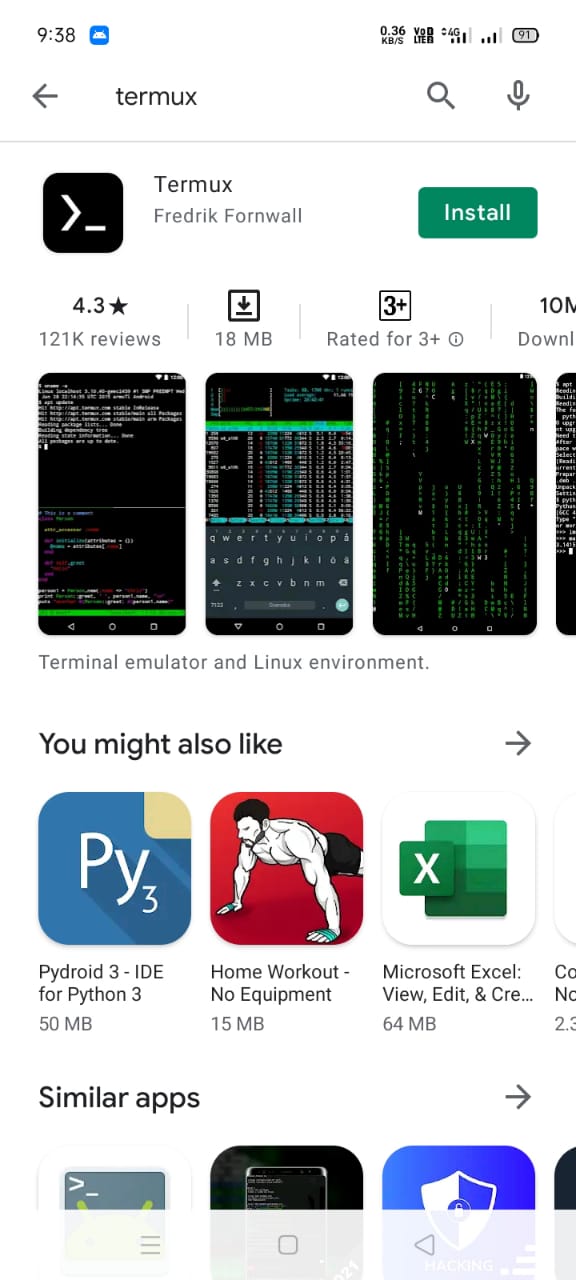 termux on google play store