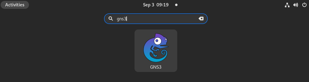 search gns3