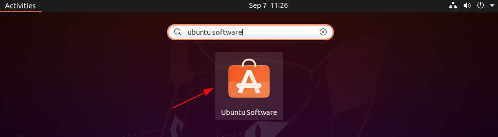 search ubuntu software