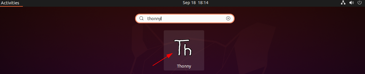 search thonny