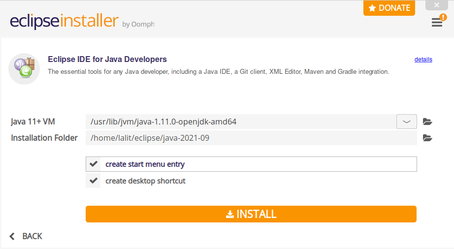 install eclipse