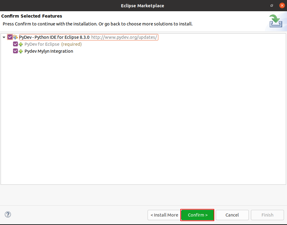 confirm installation