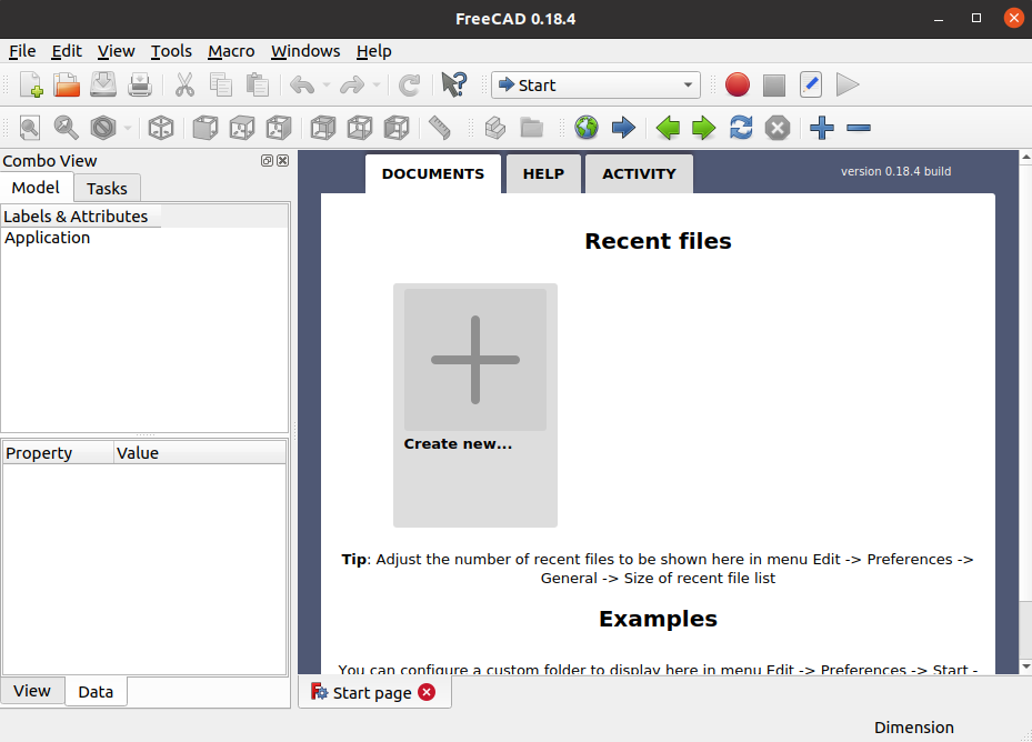 user interface freecad