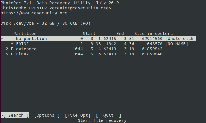 select partition