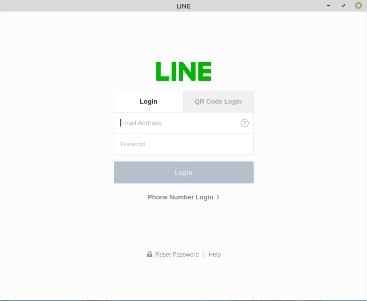 LINE login