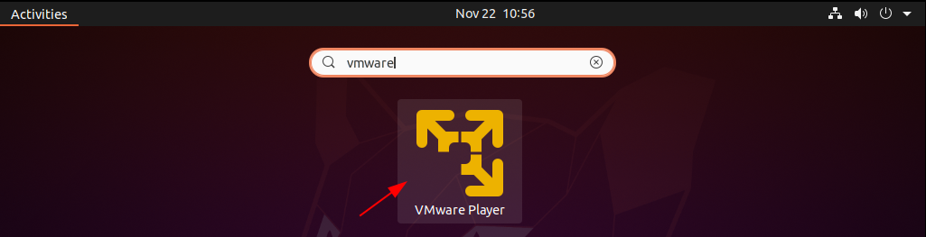 search vmware player