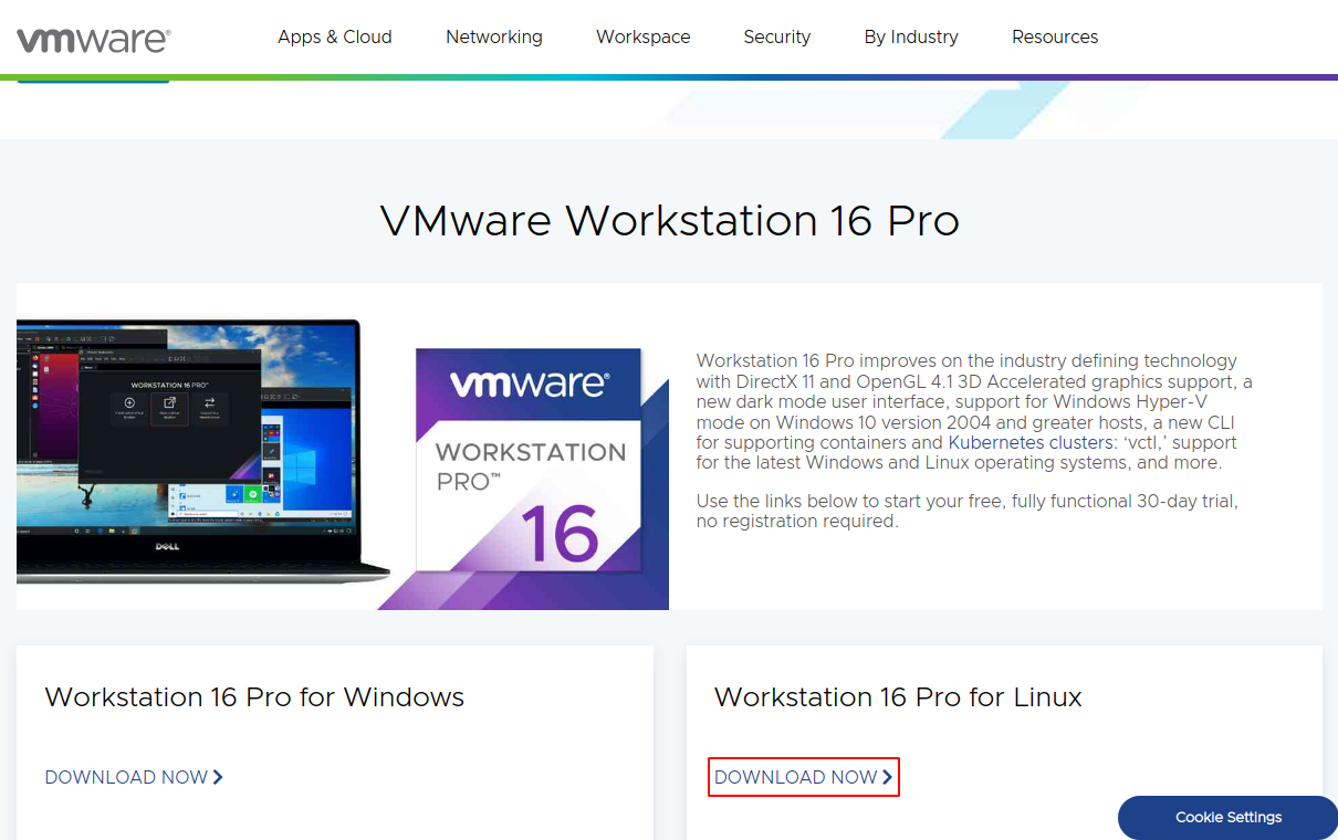 download vmware workstation pro