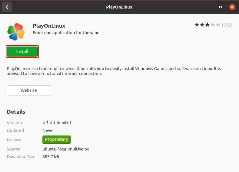 install playonlinux