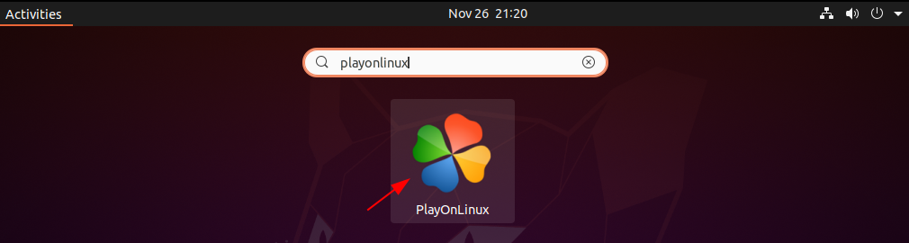 launch playonlinux