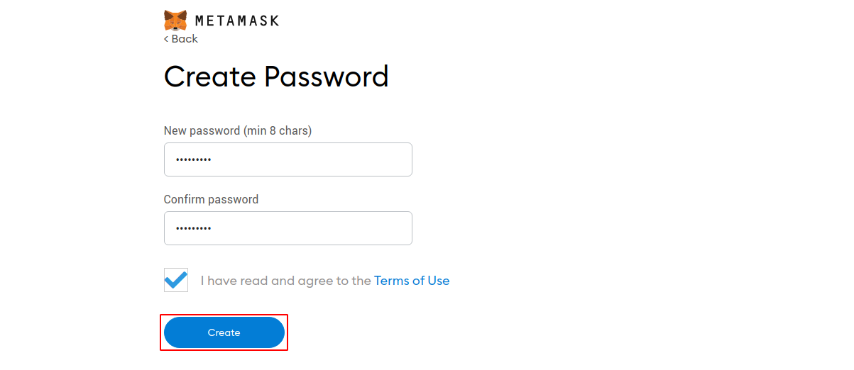 create password