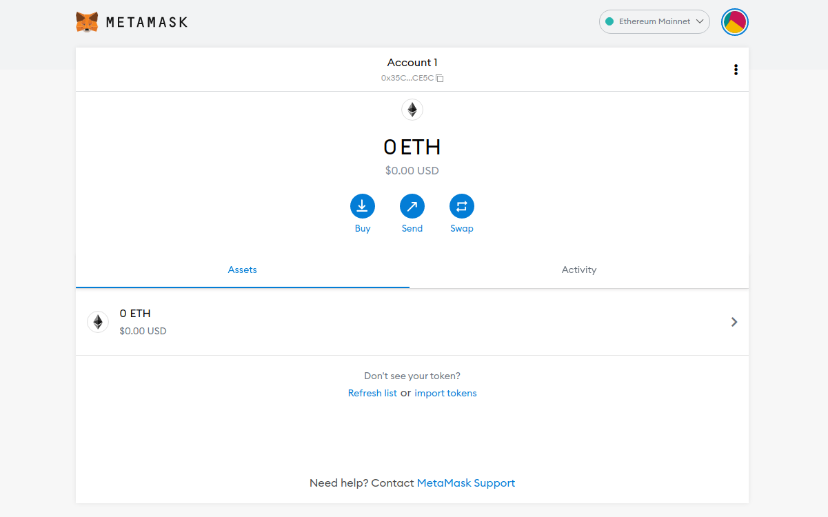 metamask wallet