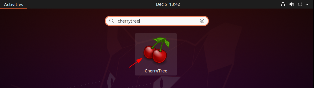 search cherrytree 