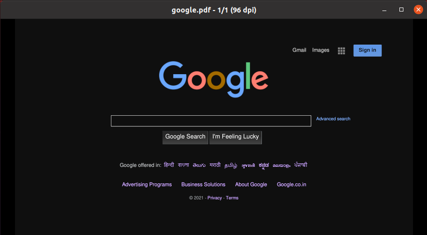 google pdf inversion