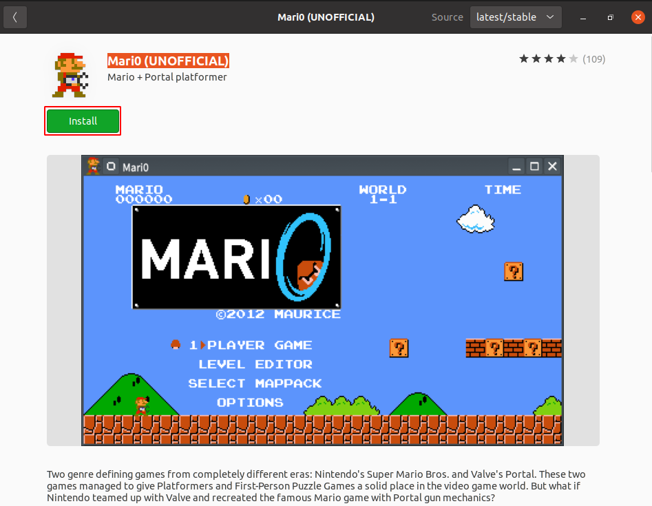 install mari0