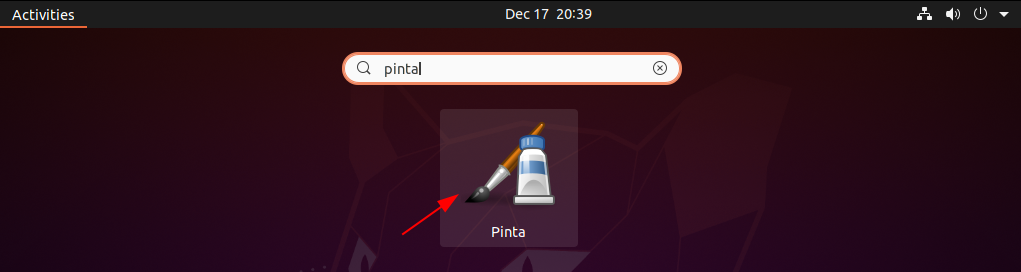 search pinta on ubuntu