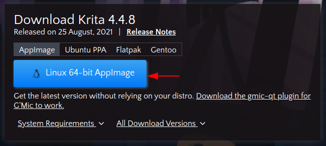 download krita appimage