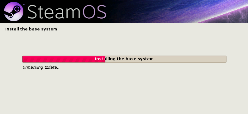 install base system steamos